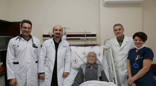 KAPALI YÖNTEMLE SAĞLIĞINA KAVUŞTURULDU