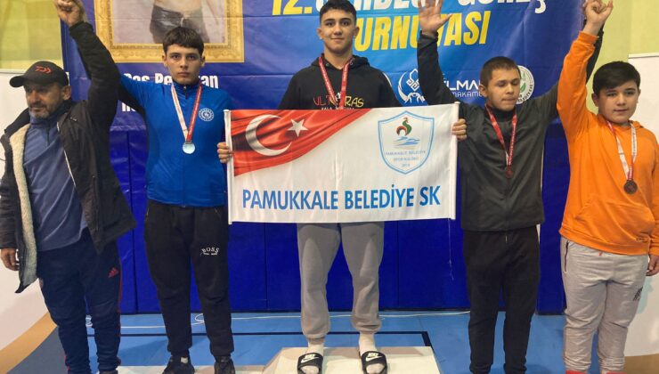 GÜREŞTE 11 MADALYA KAZANILDI