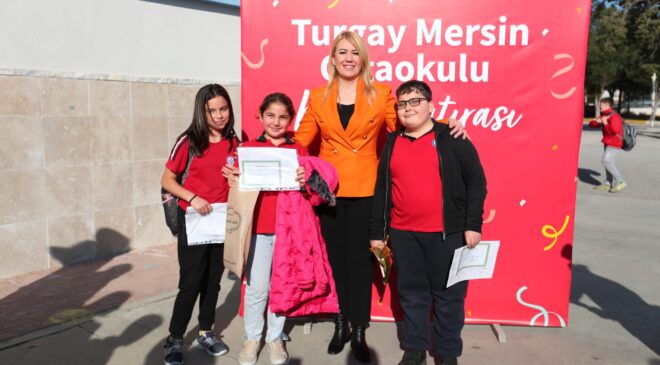 BAŞKAN DOĞAN MİNİKLERİN KARNE HEYECANINA EŞLİK ETTİ