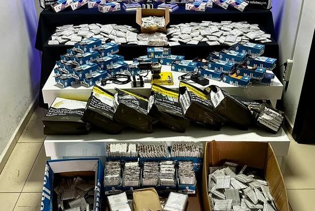 ÇOK SAYIDA MALZEME İLE YAKALANDILAR