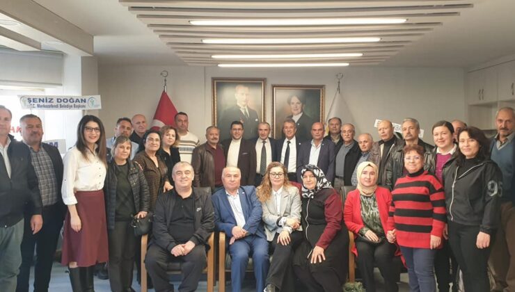 TUNÇTÜRK’E İLÇE TEŞKİLATLARINDAN HAYIRLI OLSUN ZİYARETİ