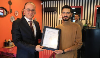 2023’ÜN İLK RUHSATINI BAŞKAN ÖRKİ TESLİM ETTİ