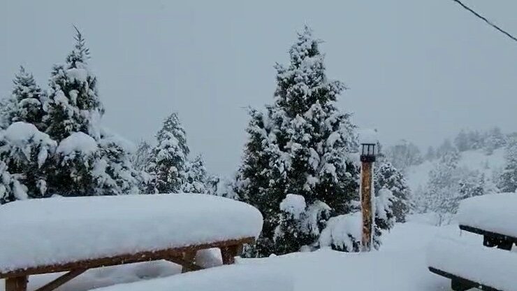 Denizli’nin yüksek kesimlerinde kar kalınlığı 40 santimetreye ulaştı
