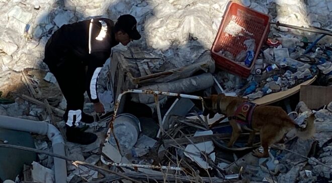 KAYIP MİNE KADAVRA KÖPEKLERİYLE ARANIYOR