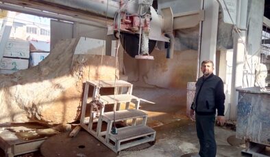 TRAVERTENİN İÇİNDEN HAYVAN FOSİLLERİ ÇIKTI