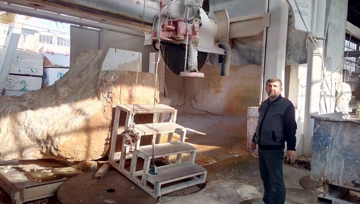 TRAVERTENİN İÇİNDEN HAYVAN FOSİLLERİ ÇIKTI