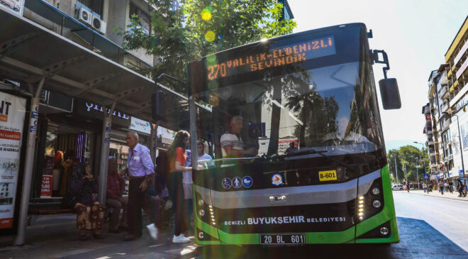 Denizli’de şehir içi otobüsleri yarın ücretsiz olacak