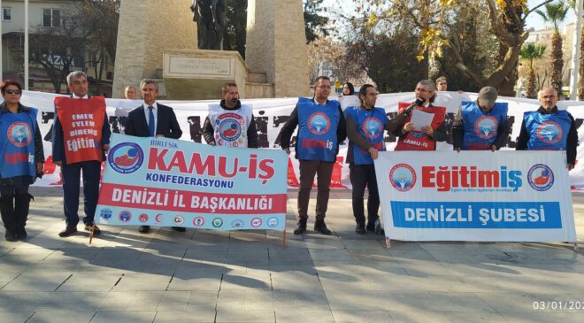 AYDOĞAN: İNSANCA YAŞAYACAK ÜCRET İSTİYORUZ