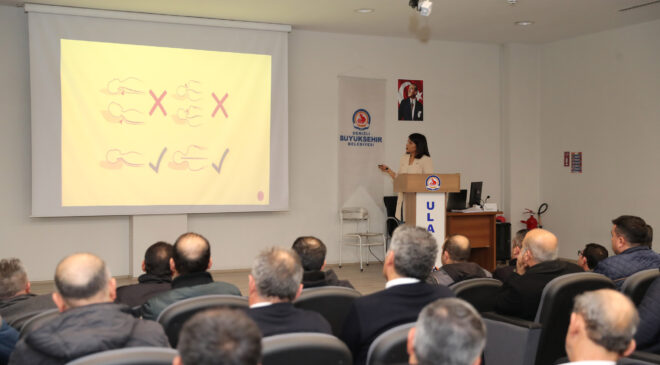 BÜYÜKŞEHİR ULAŞIM AŞ ŞOFÖRLERİNE “OMURGA SAĞLIĞI” EĞİTİMİ