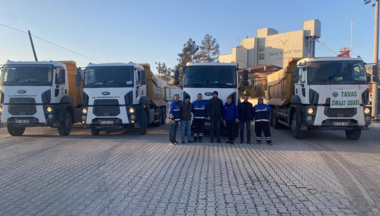 TAVAS ZİRAAT ODASI’NDAN BUĞDAY DESTEĞİ