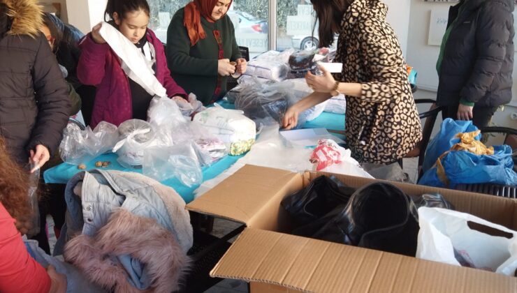 YESEVİ DERNEĞİ’NDEN DEPREMZEDELERE DESTEK