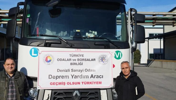 DSO’DAN DEPREMZEDELERE DESTEK SÜRÜYOR