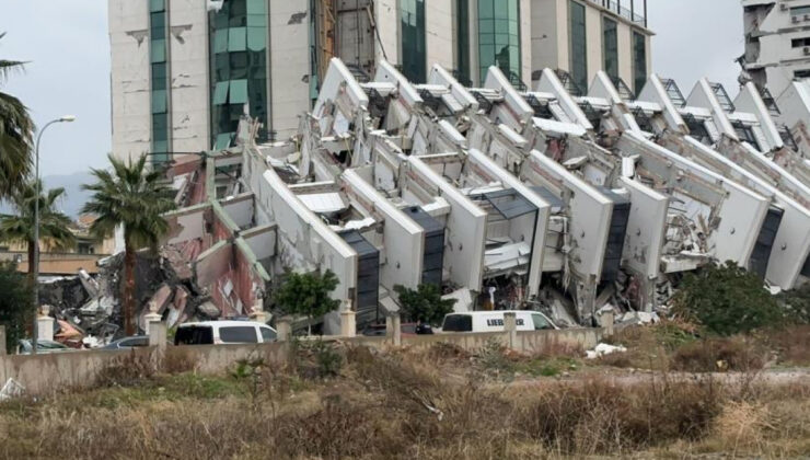 İskenderun’da 20’nin üzerinde bina yıkıldı