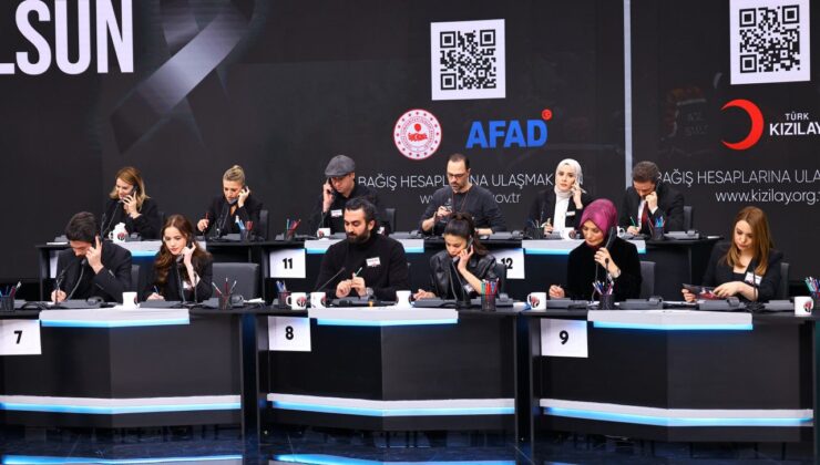 “TÜRKİYE TEK YÜREK” KAMPANYASINDA REKOR BAĞIŞ TOPLANDI