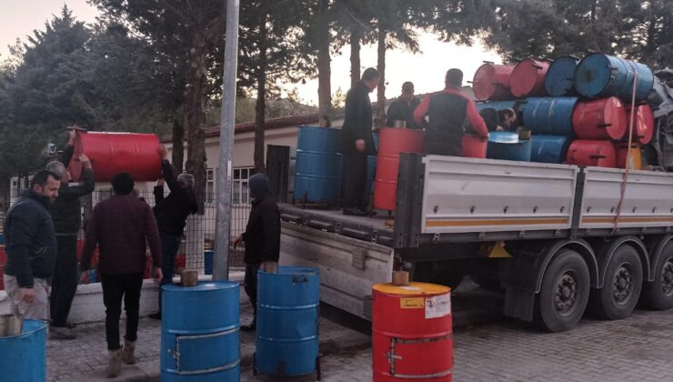 MESLEK LİSELİLER DEPREM BÖLGESİ İÇİN SOBA VE HİJYEN MADDESİ ÜRETTİ