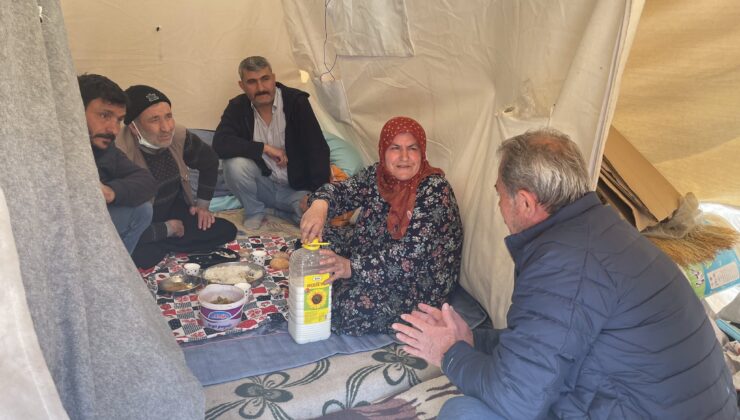 AK Partili Şahin Tin depremzedeler için çözüm üretiyor