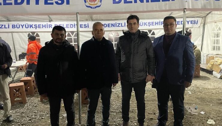 BAŞKAN GÜNGÖR DEPREM BÖLGESİNDE