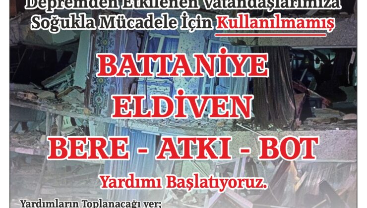 MEMUR-SEN YARDIM KAMPANYASI BAŞLATTI