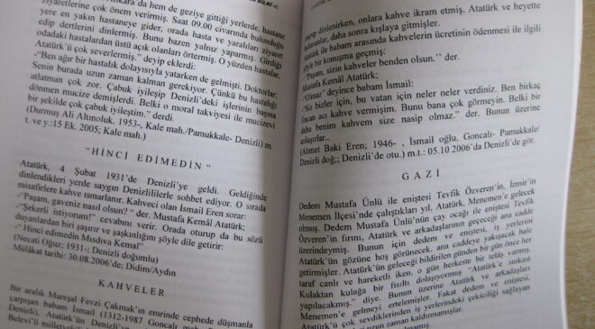ATATÜRK ANILARI KİTAPLAŞTIRILDI