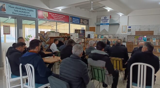 DEPREMDE VEFAT EDENLER İÇİN HATİM VE DUA PROGRAMI DÜZENLENDİ