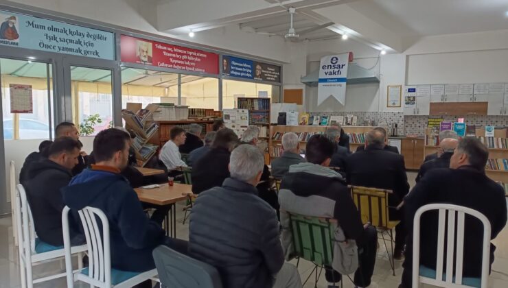 DEPREMDE VEFAT EDENLER İÇİN HATİM VE DUA PROGRAMI DÜZENLENDİ