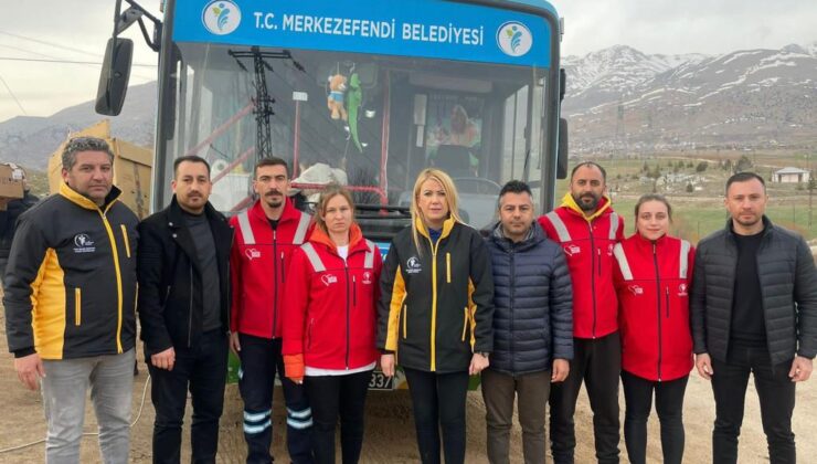 BAŞKAN ŞENİZ DOĞAN DEPREM BÖLGESİNDE