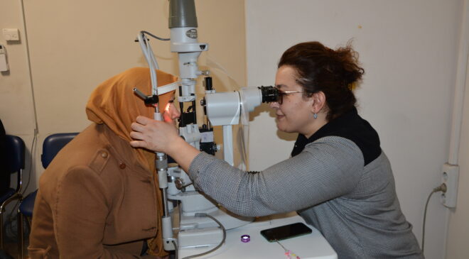 DEPREMZEDE SAĞLIĞINA PAÜ HASTANESİNDE KAVUŞTU