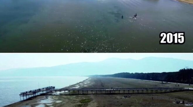 Bursa İznik Gölü kuruyor: ‘Göldeki çekilme korkutucu boyuta ulaştı’