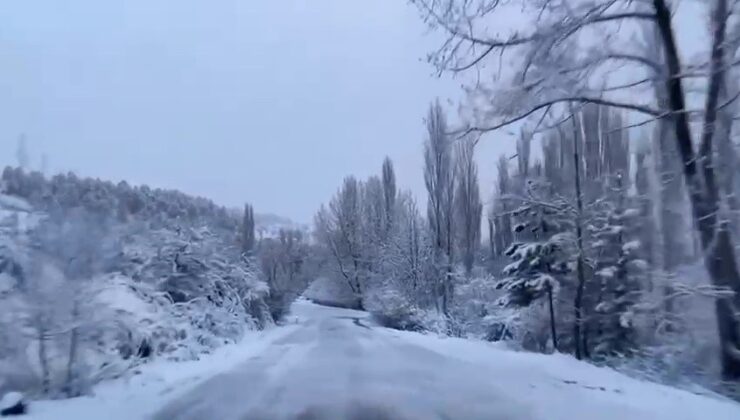 DENİZLİ BAHARIN ORTASINDA BEYAZ GELİNLİĞİNİ GİYDİ