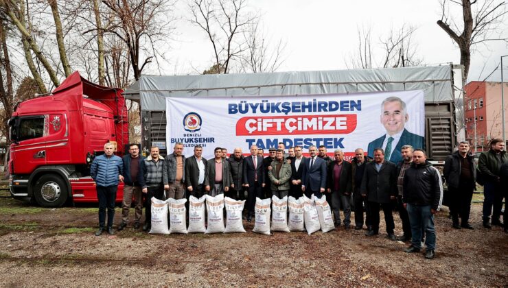 BÜYÜKŞEHİR’DEN ÇİFTÇİLERE 94 TON NOHUT TOHUMU DESTEĞİ