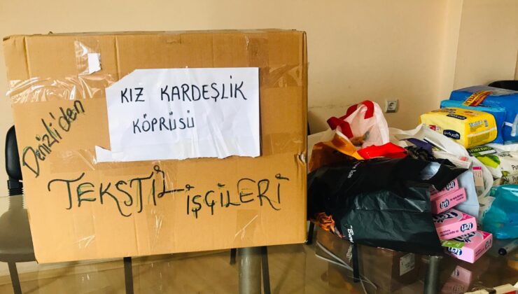 DENİZLİ’DE TEKSTİL İŞÇİLERİ HAYATI YENİDEN KURUYOR