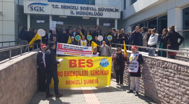 SGK ÇALIŞANLARI TALEPLERİNDEN VAZGEÇMİYOR