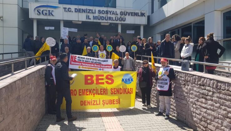 SGK ÇALIŞANLARI TALEPLERİNDEN VAZGEÇMİYOR
