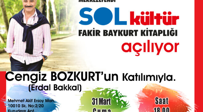 SOL KÜLTÜR MERKEZEFENDİ’DE KAPILARINI AÇIYOR