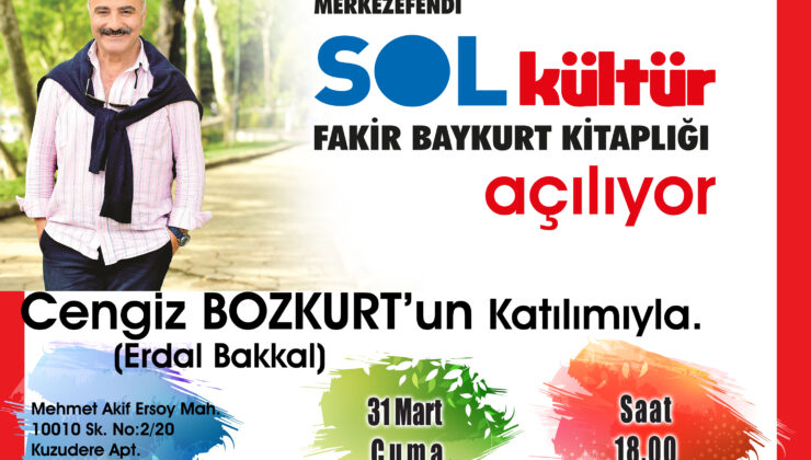 SOL KÜLTÜR MERKEZEFENDİ’DE KAPILARINI AÇIYOR
