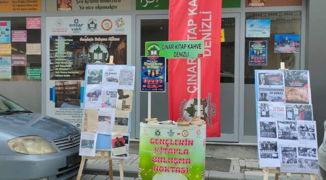 ÇINAR KİTAP KAHVE’DE ’28 ŞUBAT’ FOTOĞRAFLARLA ANLATILDI