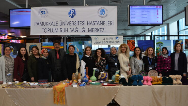 HASTALARIN YAPTIKLARI ÜRÜNLER SERGİLENDİ