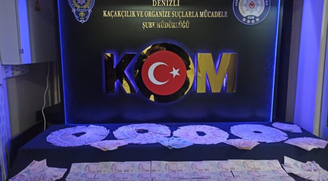 SAHTE PARA İLE ALIŞ VERİŞ YAPARKEN YAKALANDILAR