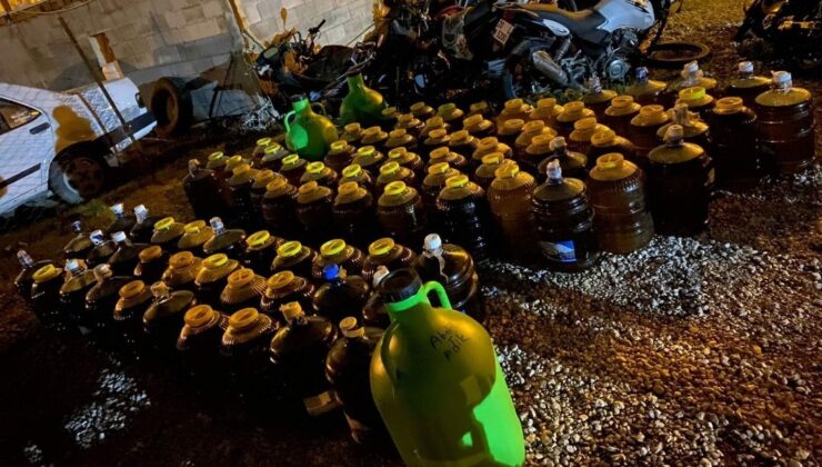 1,7 TON ZEYTİNYAĞIYLA YAKALANDILAR