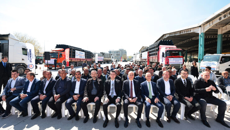 2014’DEN BUGÜNE 290.000 METRE TARIMSAL SULAMA BORUSU VERİLDİ