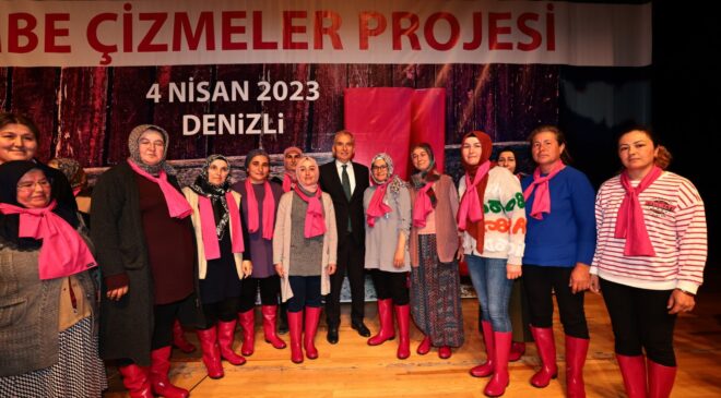 BÜYÜKŞEHİR’DEN PEMBE ÇİZMELER’E DESTEK