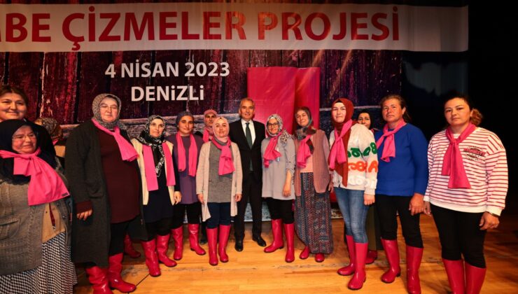 BÜYÜKŞEHİR’DEN PEMBE ÇİZMELER’E DESTEK