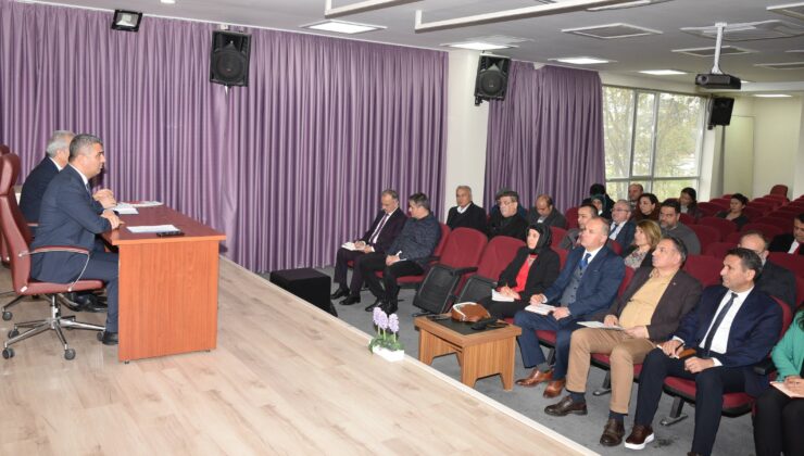  DÖNER SERMAYESİ BULUNAN OKULLARIN DEĞERLENDİRİLMESİ YAPILDI