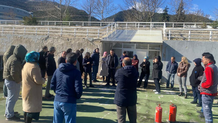 PAÜ’DE YANGIN SÖNDÜRME EĞİTİMİ SEFERBERLİĞİ