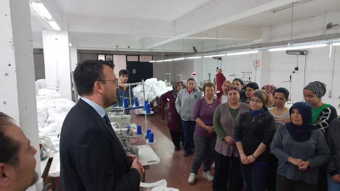 ŞEREF ARPACI, EMEKÇİLER ALIN TERİNİN KARŞILIĞINI ALACAK