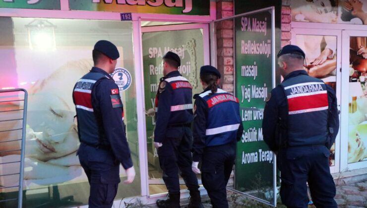 MASAJ SALONLARINA FUHUŞ OPERASYONU