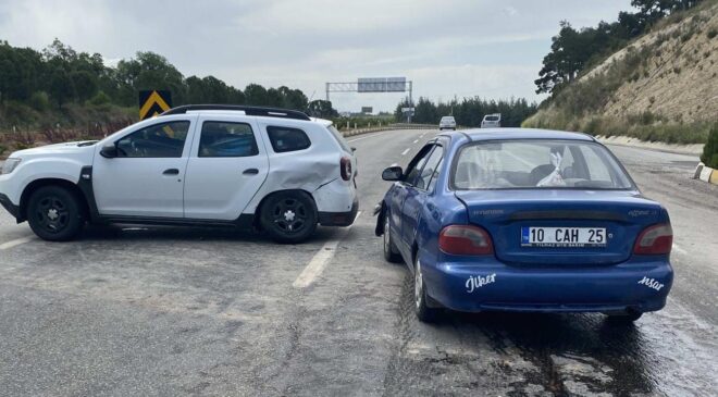 YOL VERME ANLAŞMAZLIĞI KAZAYA NEDEN OLDU