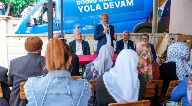 AK Partili Şahin Tin, Denizli’yi adım adım dolaşıyor