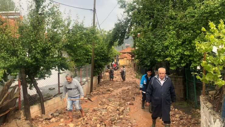 Vatandaştan sel bölgesini yalnız bırakmayan Başkan Arslan’a teşekkür