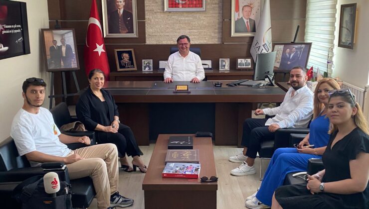 BAŞKAN İNAMLIK’A NEZAKET ZİYARETİNDE BULUNDULAR